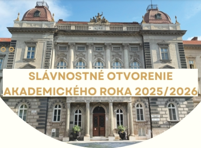 Slávnostné otvorenie akademického roka2025/2026